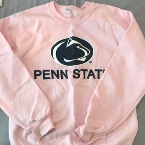 baby pink Penn State crewneck